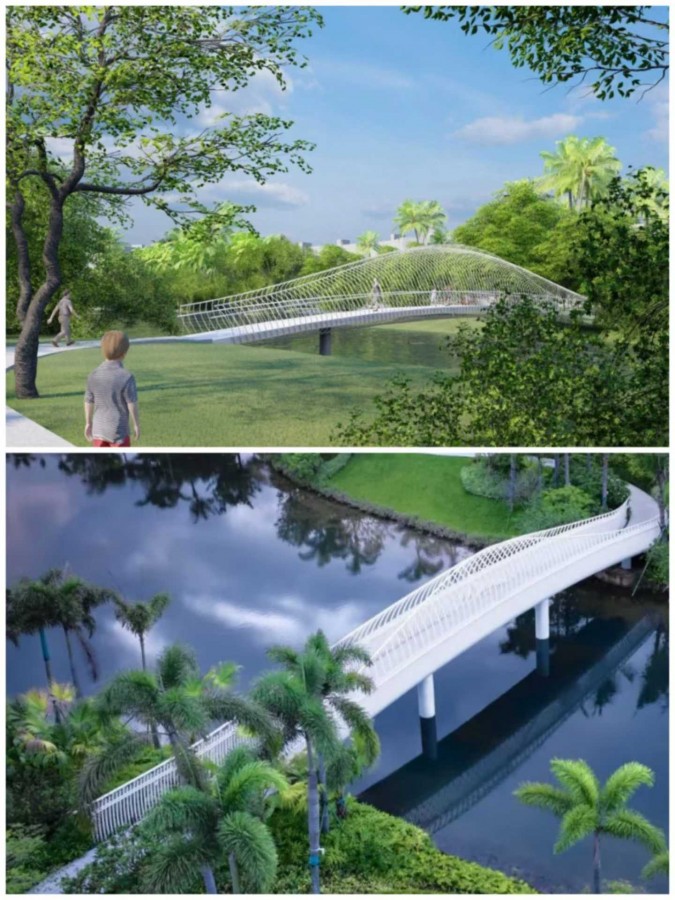 石梅公園網紅橋